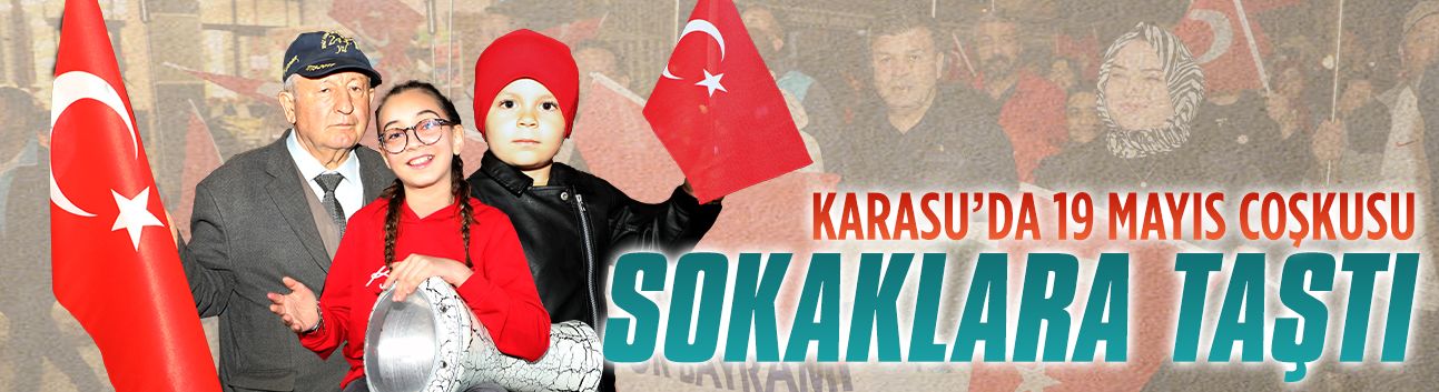Karasu’da fener alayı, marşlar ve ritimlerle unutulmaz kutlama