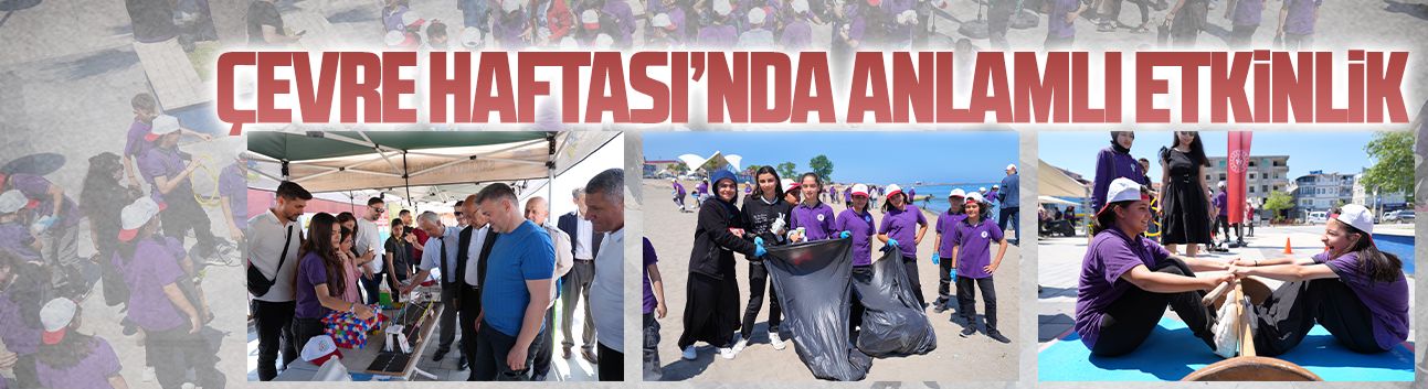 Karasu Belediyesi’nden çevre gününe duyarlı kutlama