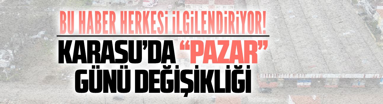 Karasu Halk Pazarı’nda yaz mesaisi başlıyor