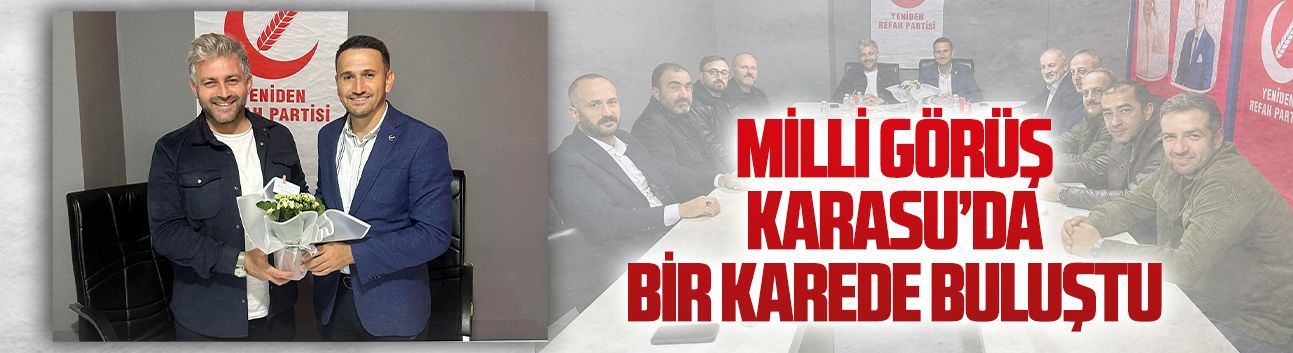 Saadet Partisi’nden Yeniden Refah Partisi Karasu Teşkilatı’na hayırlı olsun ziyareti
