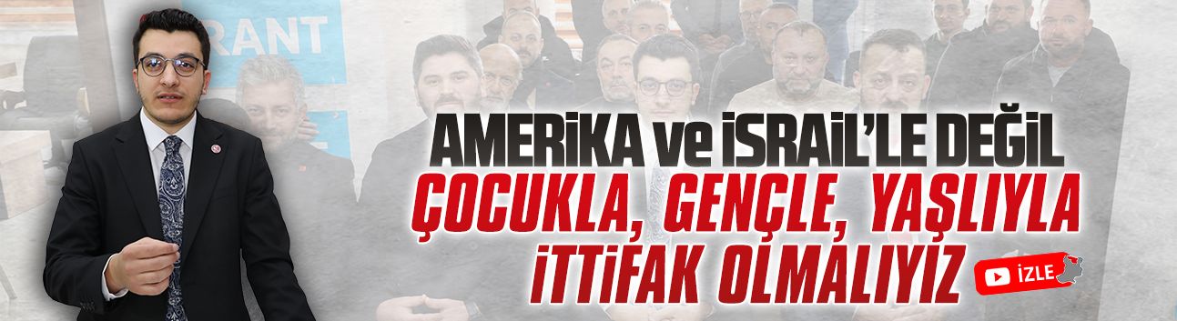 Gençlik Kolları Genel Başkan Yardımcısı Osman Sedat Akyüz, Karasu’da konuştu