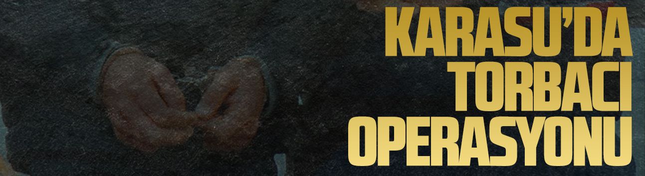 Jandarmadan Karasu’da torbacı operasyonu