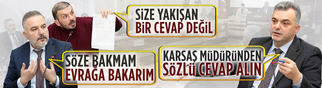 Karasu Belediye Meclisi’nde gündem dışı sözde kısa süreli gerginlik