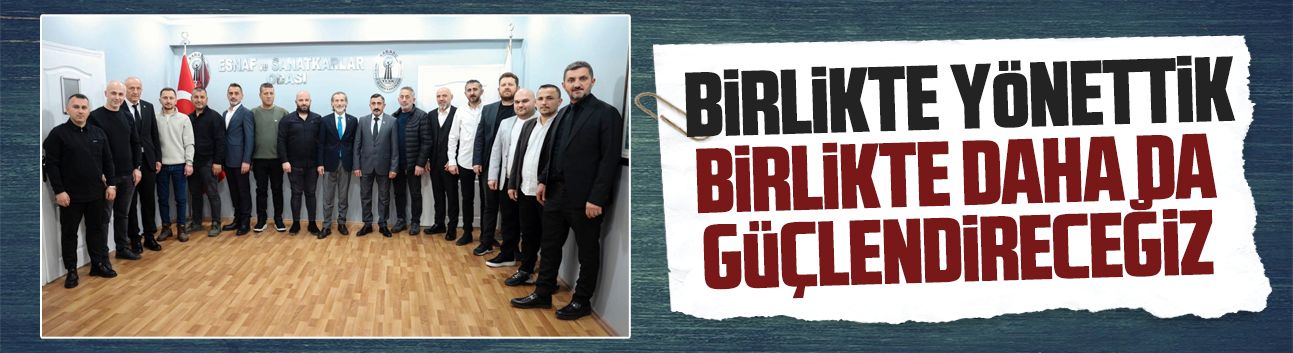 Karasu Esnaf ve Sanatkarlar Odası Başkan Adayı Cihan Emre yönetimini açıkladı