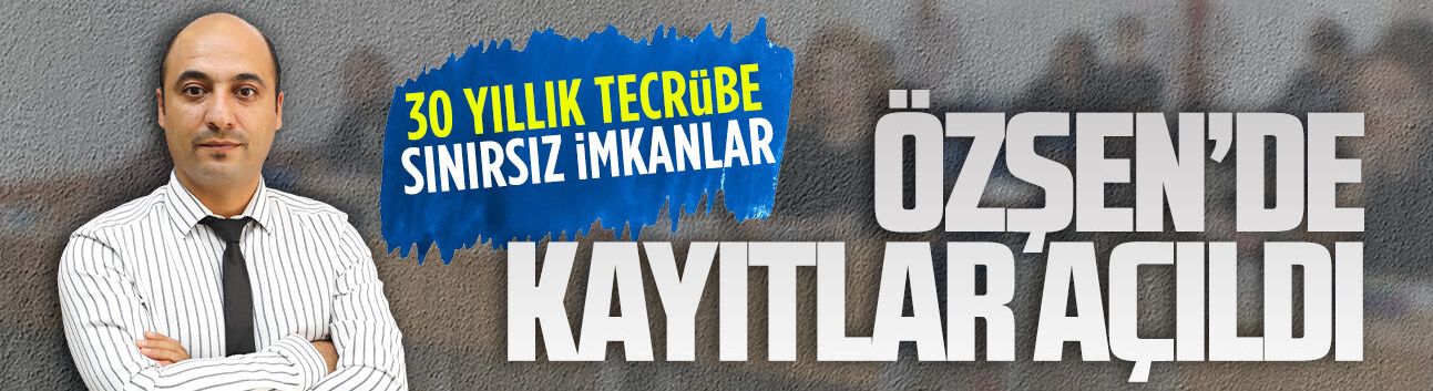 Özşen Özel Eğitim Kursu’nda erken kayıt fırsatları başladı