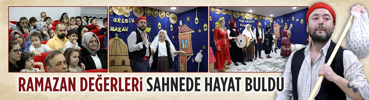 Gönüllü öğretmenler, miniklere Ramazan’ı tiyatroyla anlattılar