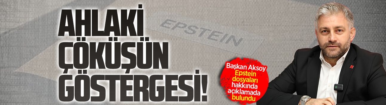 Murat Ali Aksoy, Epstein dosyaları hakkında açıklamada bulundu
