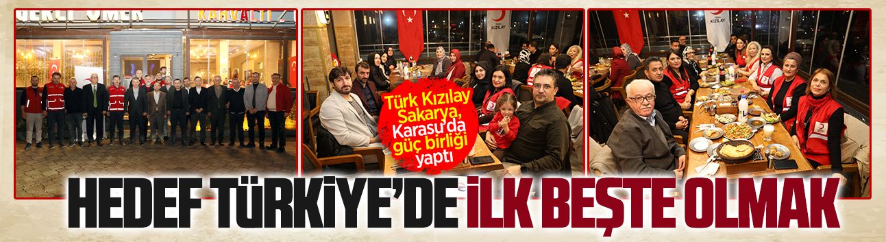 Türk Kızılay Sakarya İl Koordinasyon Toplantısı Karasu’da yapıldı