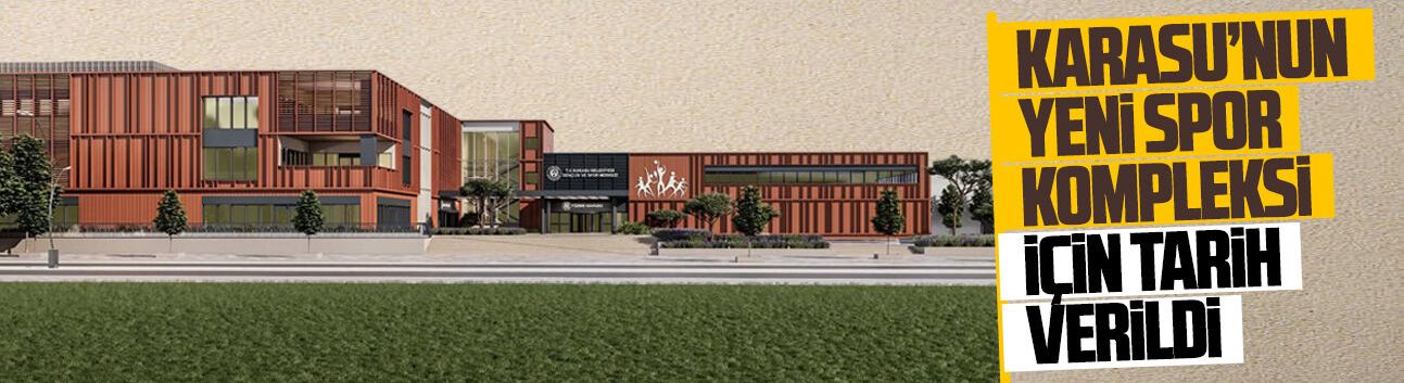 Karasu Belediyesi, Engelsiz Spor Kompleksi’nin ihale tarihini duyurdu