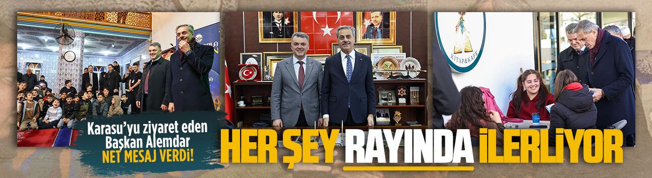 Yusuf Alemdar, Ramazan programları kapsamında Karasu’yu ziyaret etti