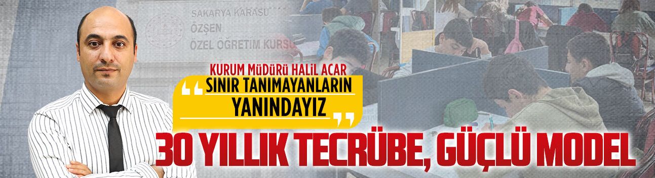 Özşen Özel Öğretim Kursu, öğrencileri geleceğe hazırlıyor
