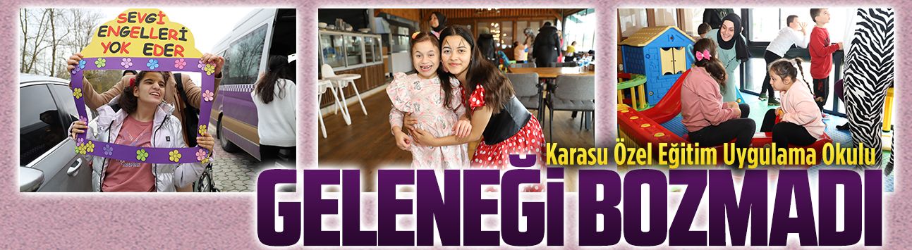 Karasu Özel Eğitim Uygulama Okulu, Engelliler Günü nedeniyle kahvaltıda buluştu